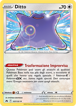 Ditto 107/159 Reverse NM (ITA)