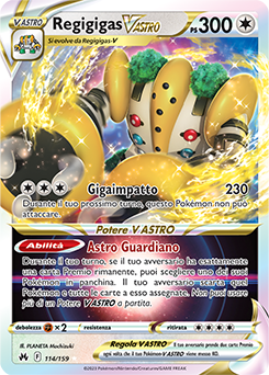Regigigas-V ASTRO 114/159 NM (ITA)