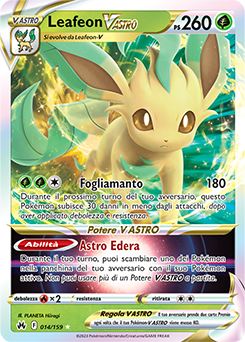 Leafeon-V ASTRO 014/159 NM (ITA)