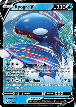 Kyogre-V 037/159 NM (ITA)