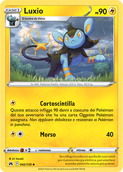 Luxio 042/159 Reverse NM (ITA)