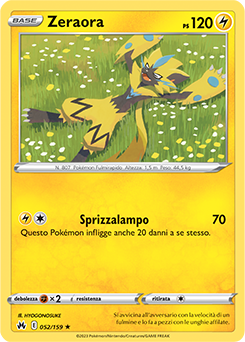 Zeraora 052/159 NM (ITA)