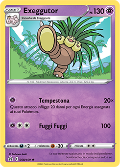 Exeggutor 058/159 Reverse NM (ITA)