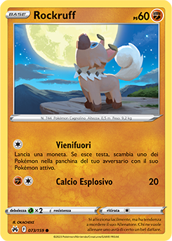 Rockruff 073/159 Reverse NM (ITA)