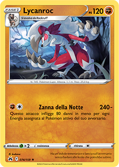 Lycanroc 074/159 NM (ITA)