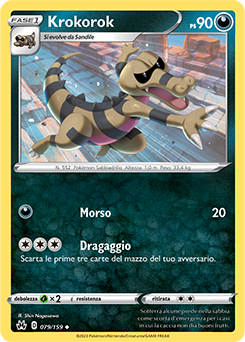 Krokorok 079/159 Reverse NM (ITA)