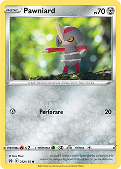 Pawniard 092/159 Reverse NM (ITA)