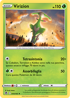 Virizion 014/195 Reverse NM (ITA)