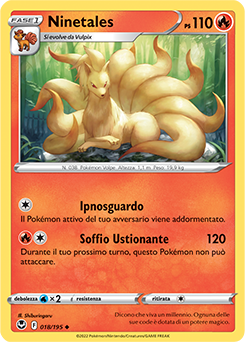 Ninetales 018/195 Reverse NM (ITA)