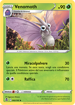 Venomoth 002/195 NM (ITA)