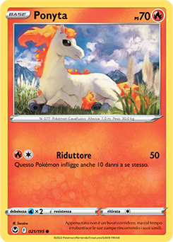 Ponyta 021/195 Reverse NM (ITA)