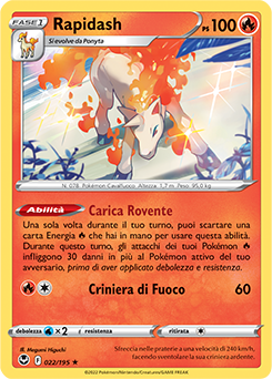 Rapidash 022/195 Reverse NM (ITA)