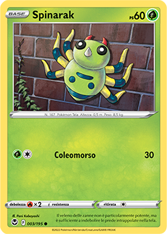 Spinarak 003/195 Reverse NM (ITA)
