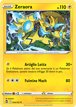 Zeraora 056/195 Reverse NM (ITA)