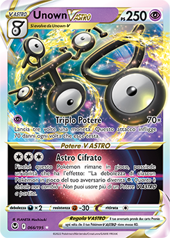 Unown-V ASTRO 066/195 NM (ITA)