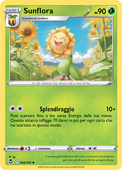 Sunflora 006/195 Reverse NM (ITA)