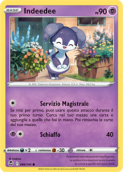 Indeedee 086/195 NM (ITA)