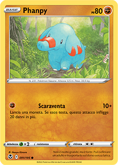 Phanpy 091/195 Reverse NM (ITA)