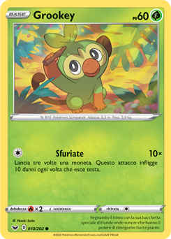 Grookey 010/202 NM (ITA)