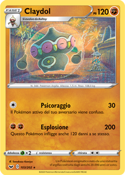 Claydol 103/202 NM (ITA)
