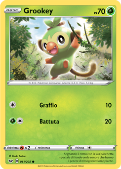 Grookey 011/202 NM (ITA)