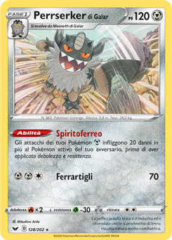 Perrserker di Galar 128/202 NM (ITA)