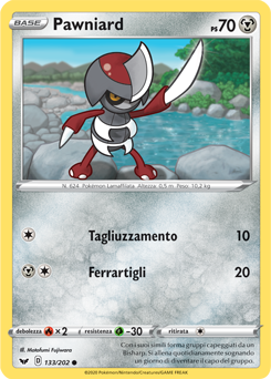 Pawniard 133/202 Reverse NM (ITA)