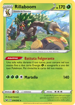 Rillaboom 014/202 NM (ITA)
