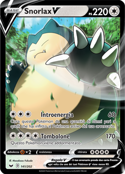 Snorlax-V 141/202 NM (ITA)
