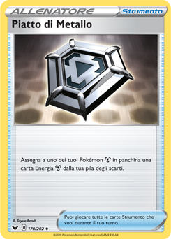 Piatto di Metallo 170/202 NM (ITA)