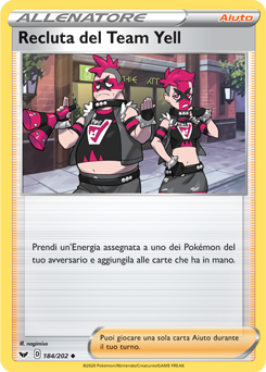 Recluta del Team Yell 184/202 Reverse NM (ITA)
