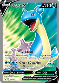 Lapras-V 189/202 NM (ITA)