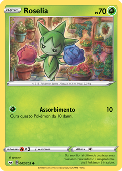 Roselia 002/202 NM (ITA)