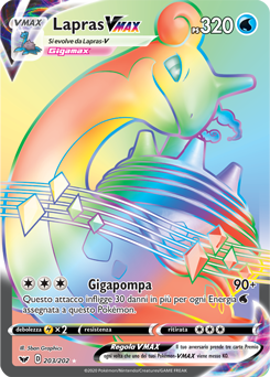 Lapras VMAX 203/202 NM (ITA)