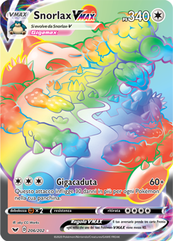 Snorlax VMAX 206/202 NM (ITA)