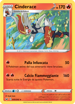 Cinderace 035/202 NM (ITA)
