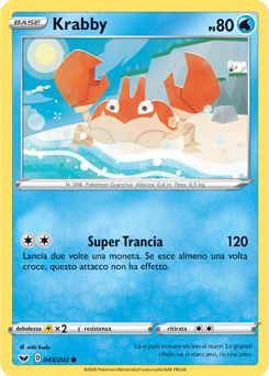 Krabby 043/202 NM (ITA)