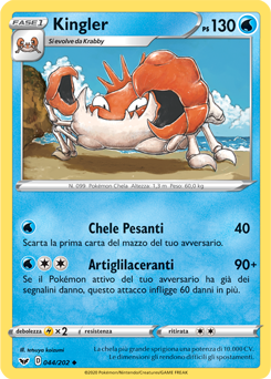 Kingler 044/202 NM (ITA)