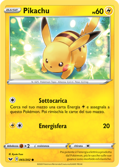 Pikachu 065/202 NM (ITA)