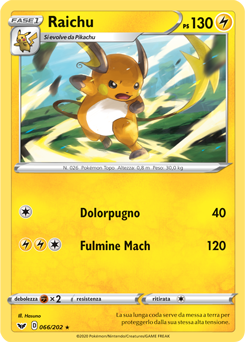 Raichu 066/202 Reverse NM (ITA)