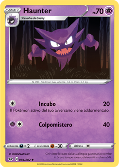 Haunter 084/202 Reverse NM (ITA)