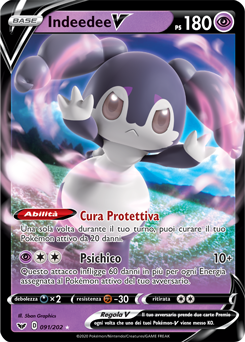 Indeedee-V 091/202 NM (ITA)