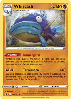 Whiscash 100/192 Reverse NM (ITA)