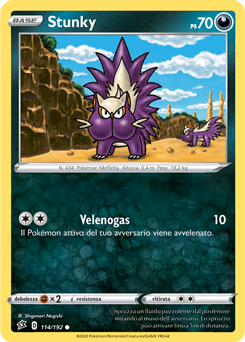 Stunky 114/192 Reverse NM (ITA)