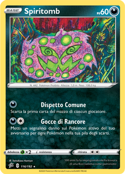 Spiritomb 116/192 Reverse NM (ITA)