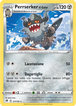 Perrserker di Galar 127/192 Reverse NM (ITA)