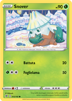 Snover 012/192 Reverse NM (ITA)