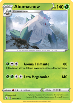 Abomasnow 013/192 Reverse NM (ITA)