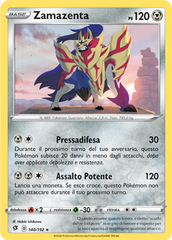 Zamazenta 140/192 Reverse NM (ITA)