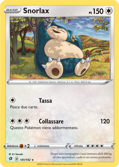 Snorlax 141/192 NM (ITA)